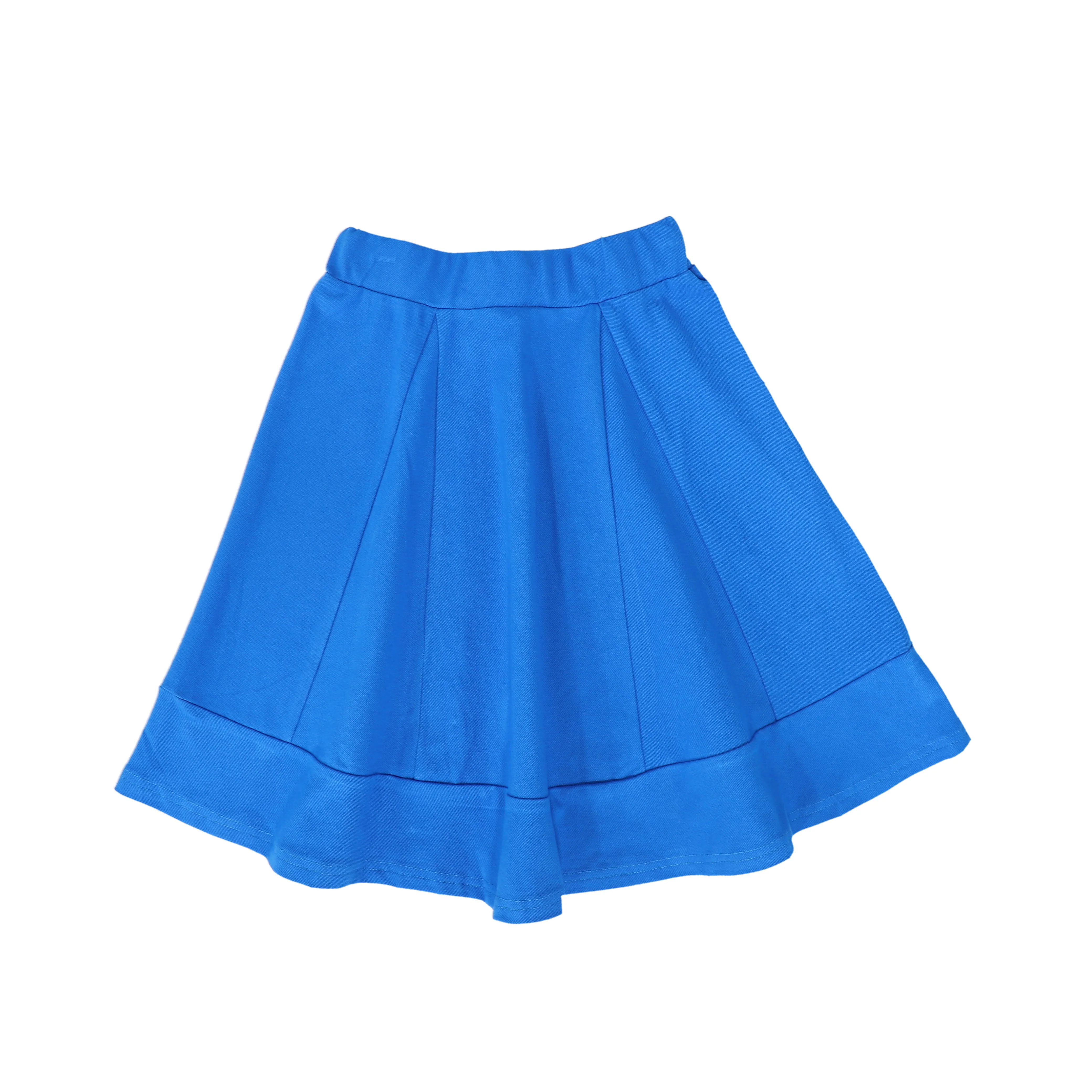 BACE COLLECTION BLUE PIQUE CIRCLE SKIRT [FINAL SALE] - Image 2