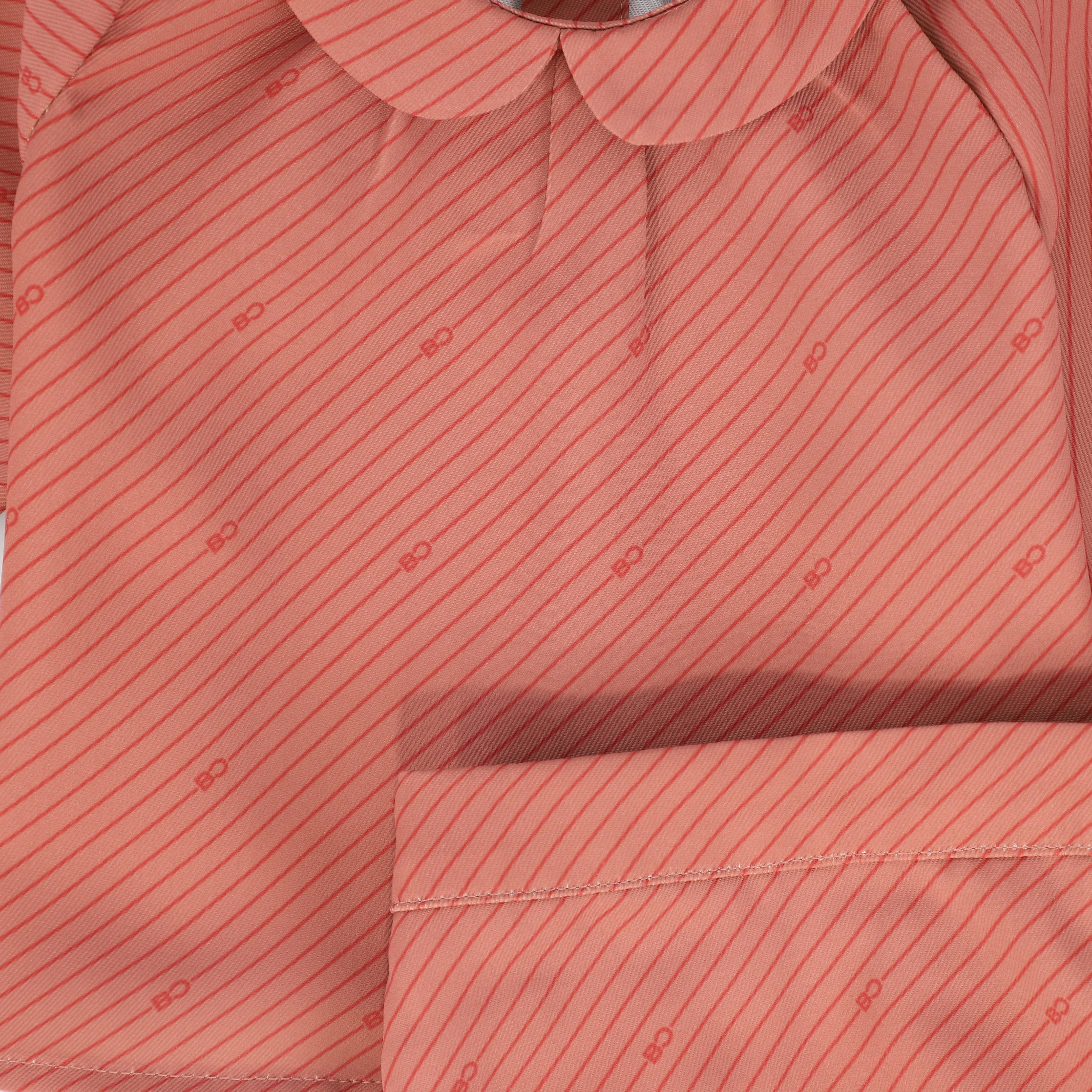 BACE COLLECTION MAUVE STRIPED LOGO BLOOMERS [FINAL SALE] - Image 2