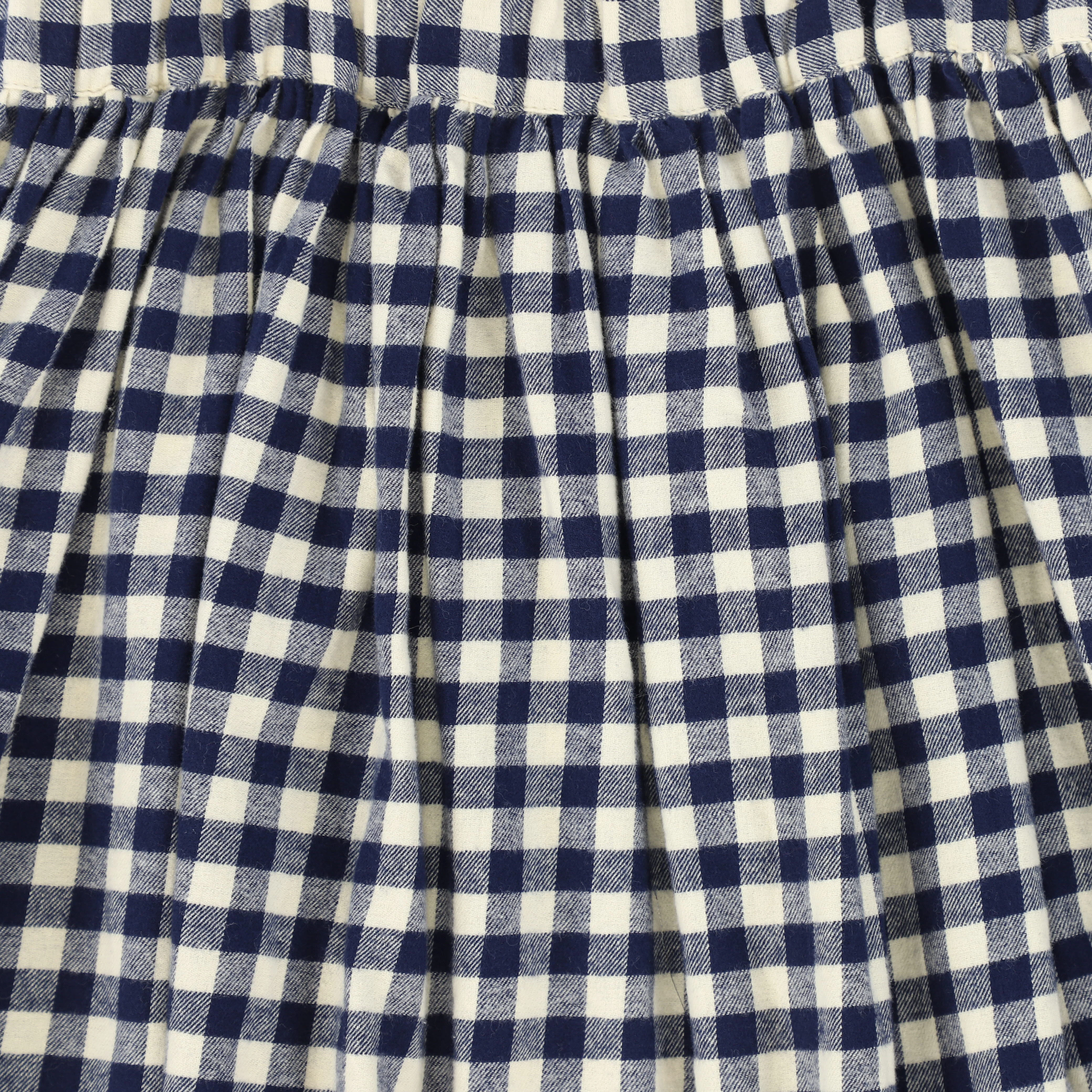 Bace Collection Navy Flannel Gingham Jumper [FINAL SALE] - Image 3