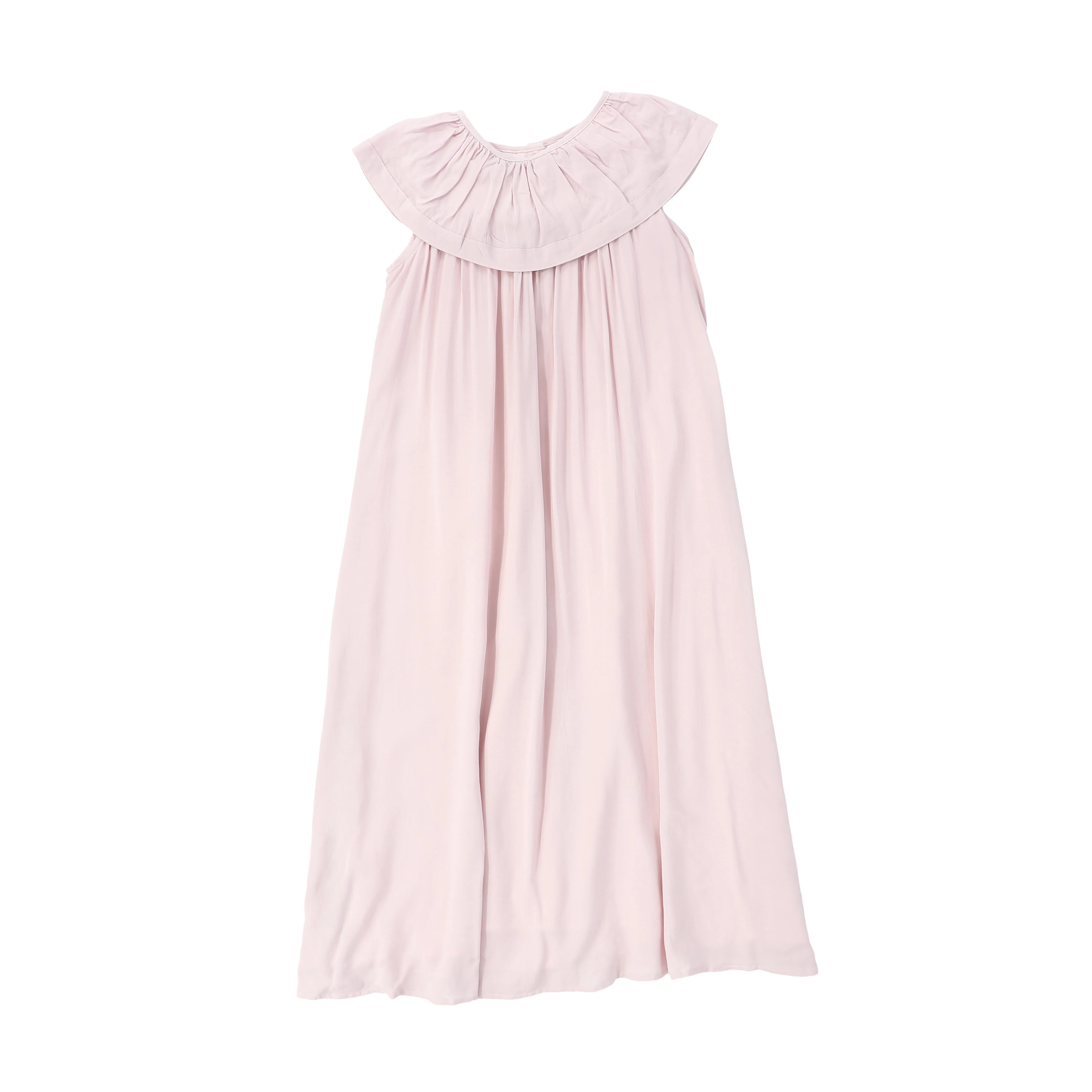 BACE COLLECTION PINK LAYERED MAXI DRESS [FINAL SALE] - Image 2