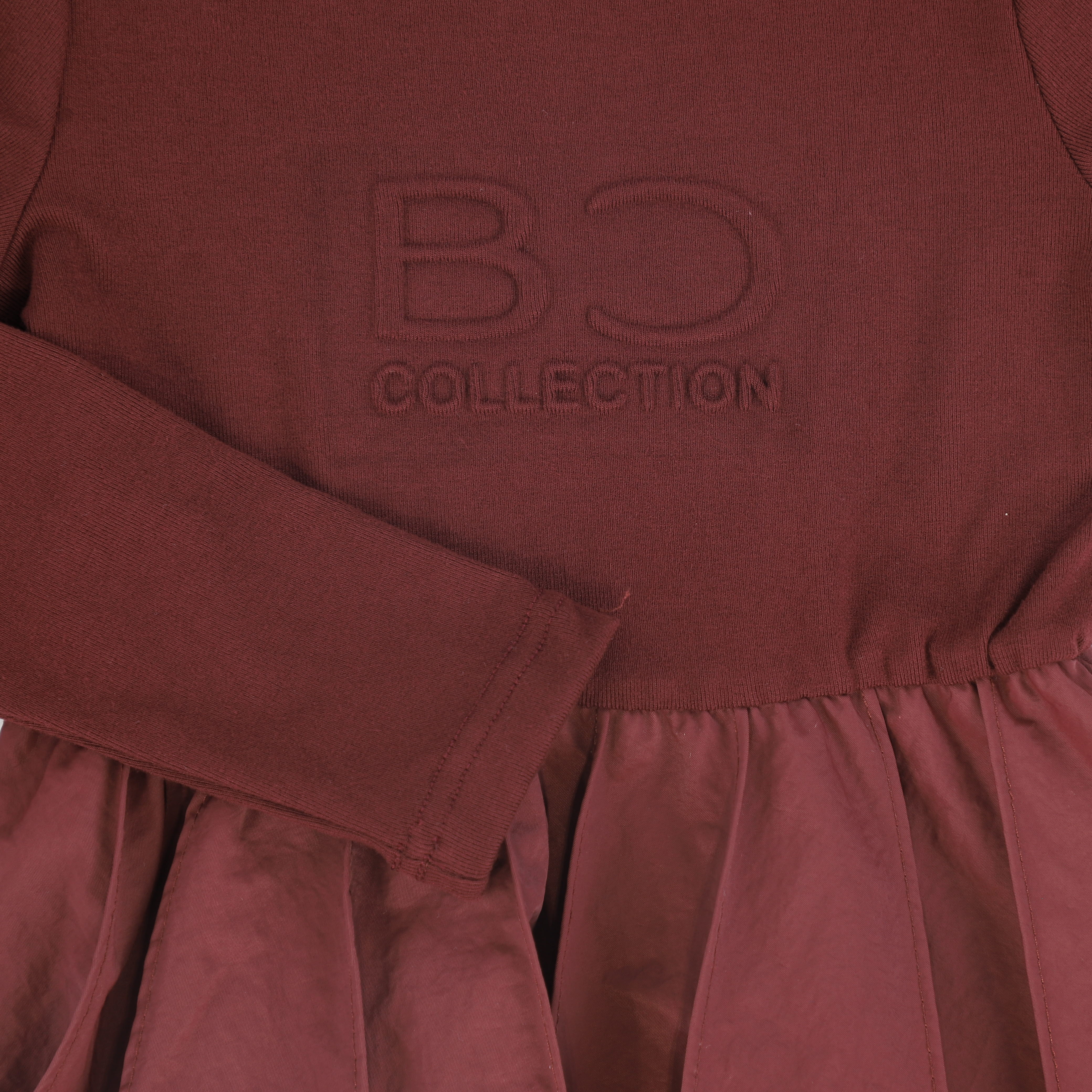 BACE COLLECTION RUST MOCKNECK CARGO DRESS [FINAL SALE] - Image 3
