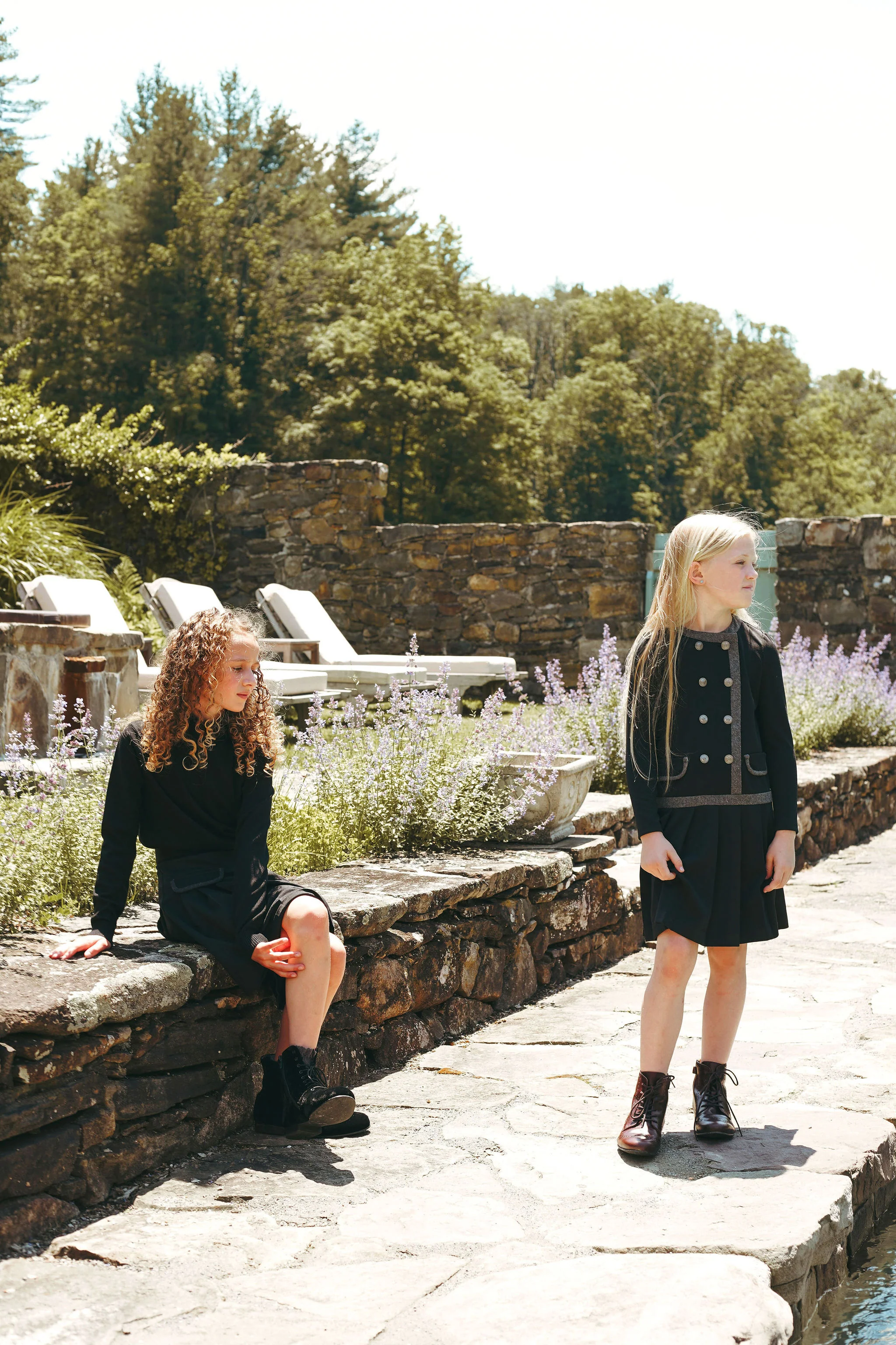 BAMBOO BLACK POCKET PLEATED SKIRT [FINAL SALE] - Image 4