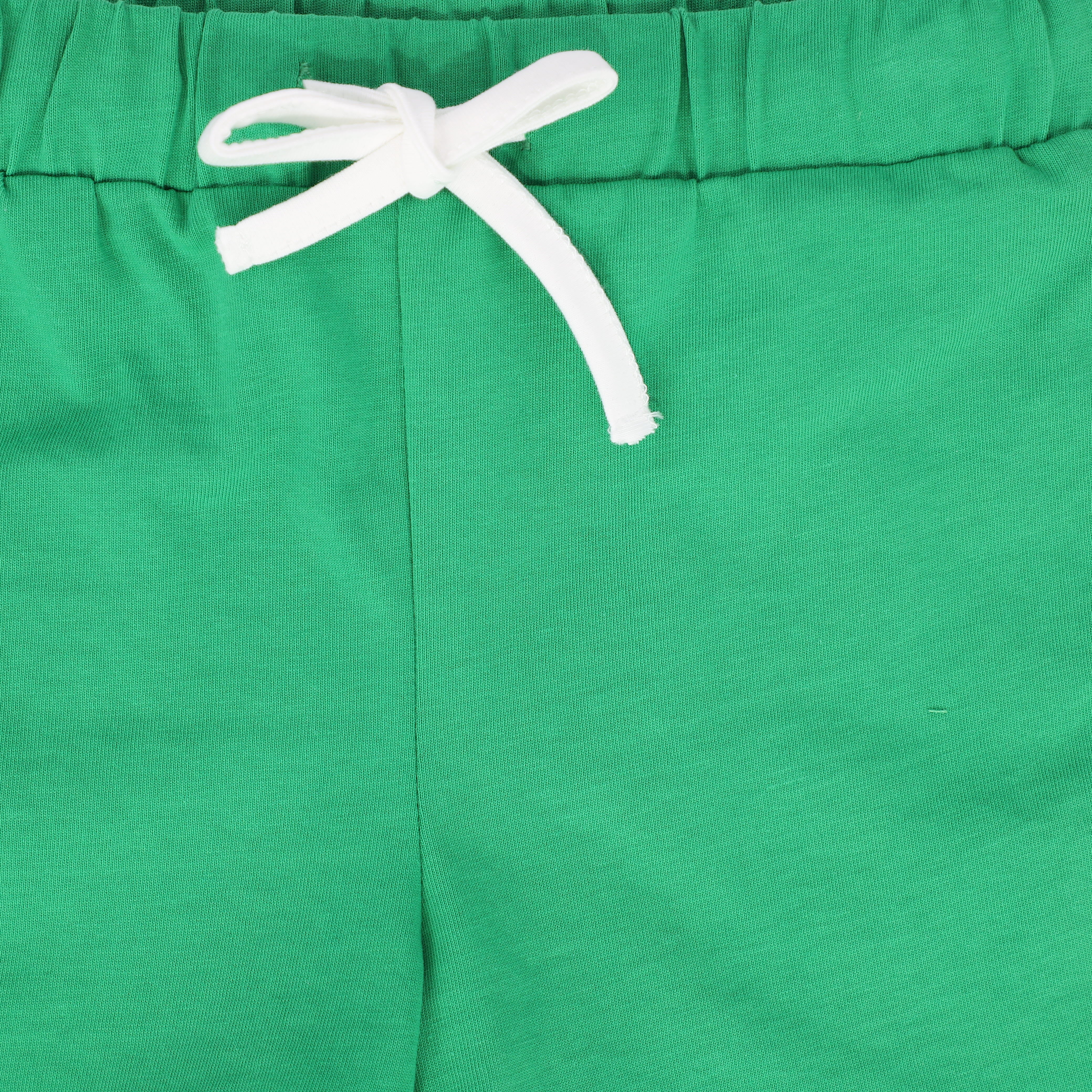 BAMBOO GREEN CONTRAST TRIM SHORTS [FINAL SALE] - Image 3