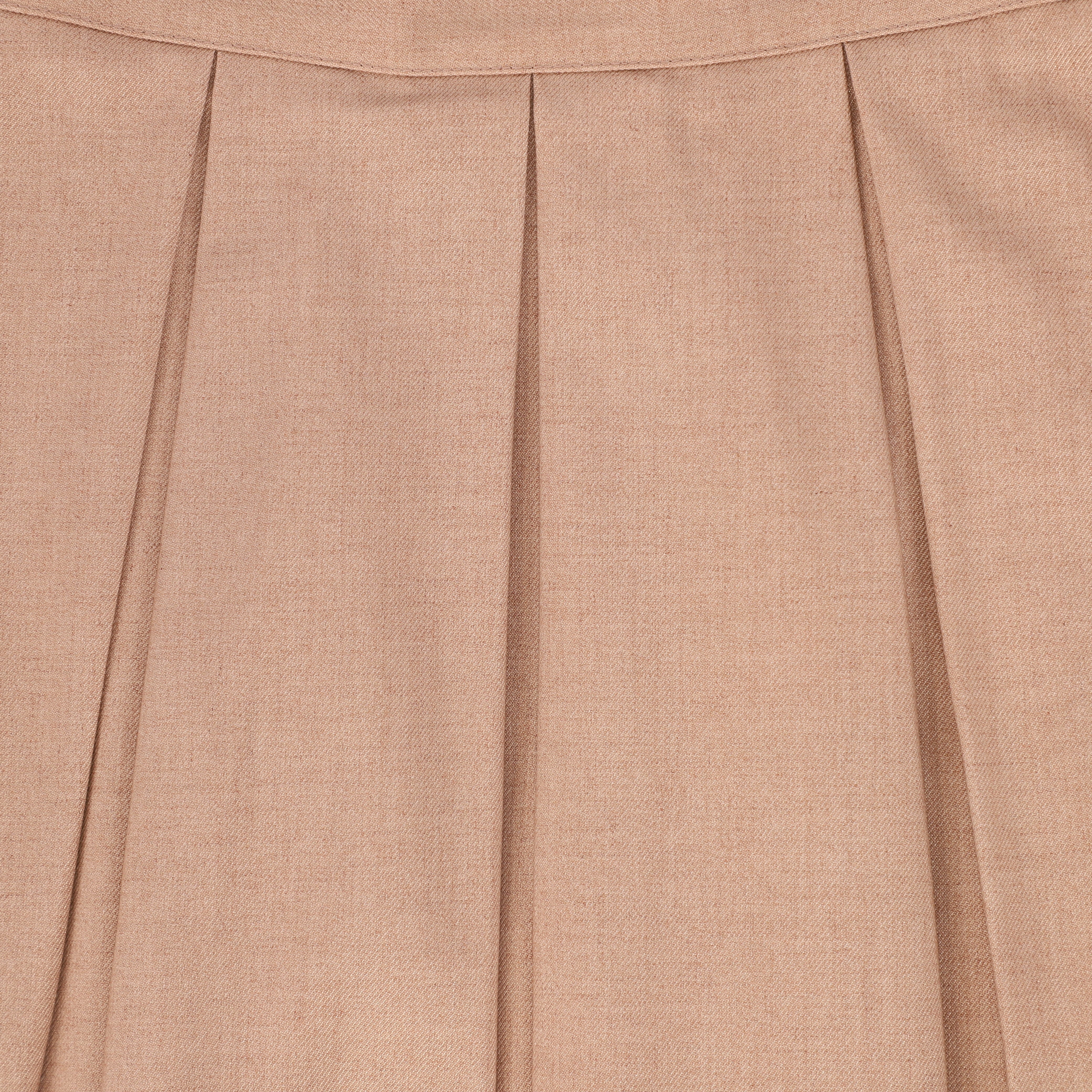 BAMBOO PINK WOOL PLEAT SKIRT [FINAL SALE] - Image 3
