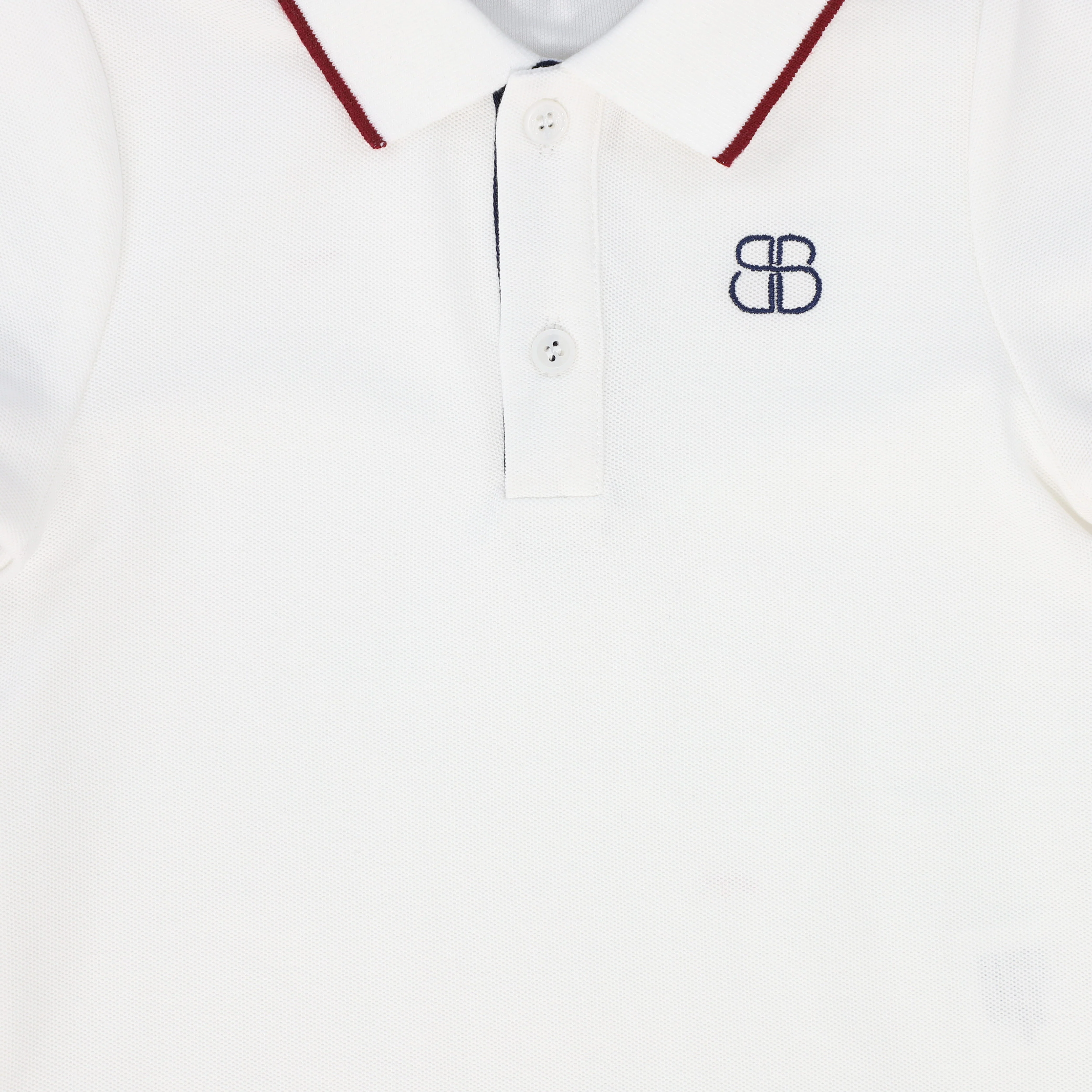 BAMBOO WHITE TRIM POLO [FINAL SALE] - Image 3