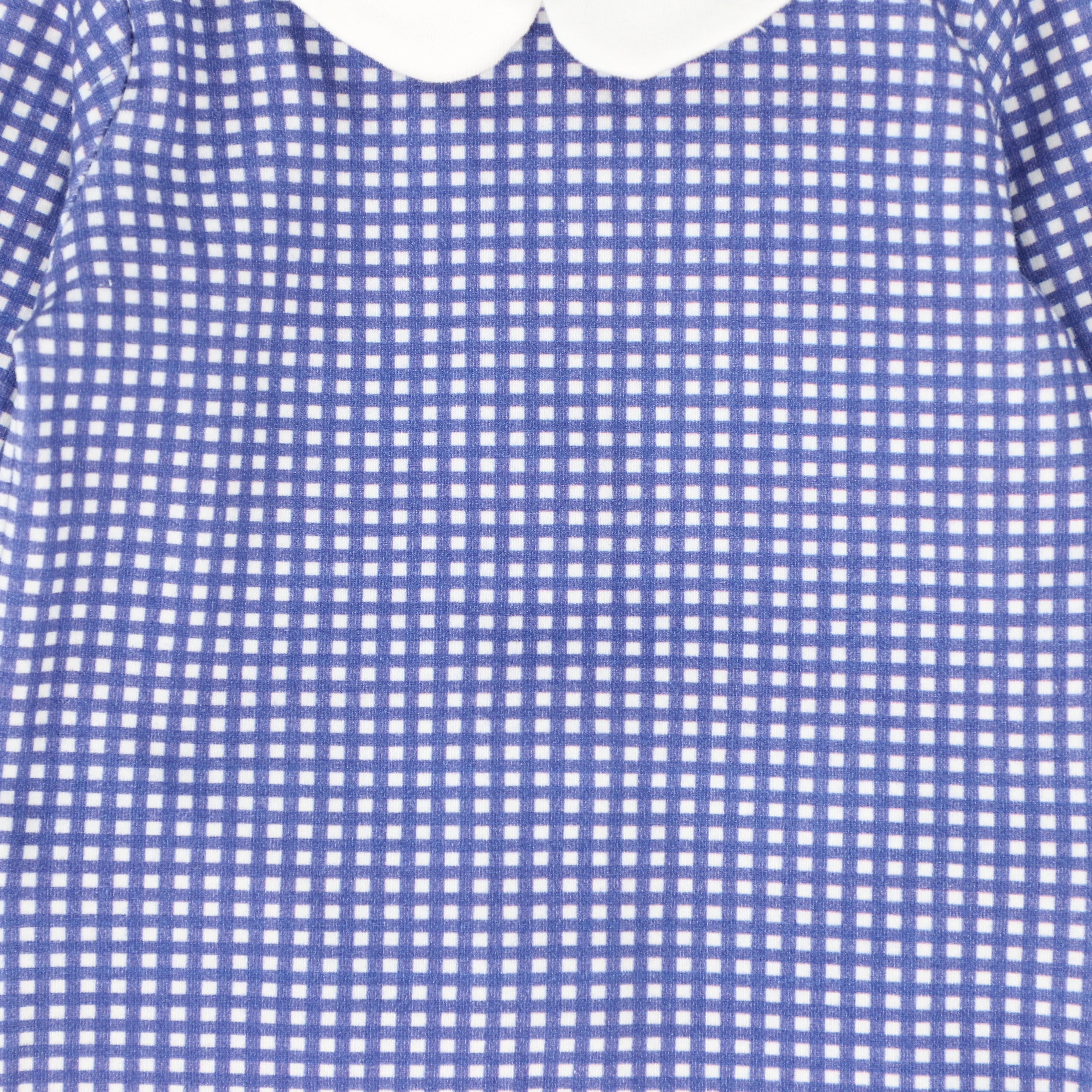 BEBE JOLEE ROYAL GINGHAM COLLAR FOOTIE - Image 2