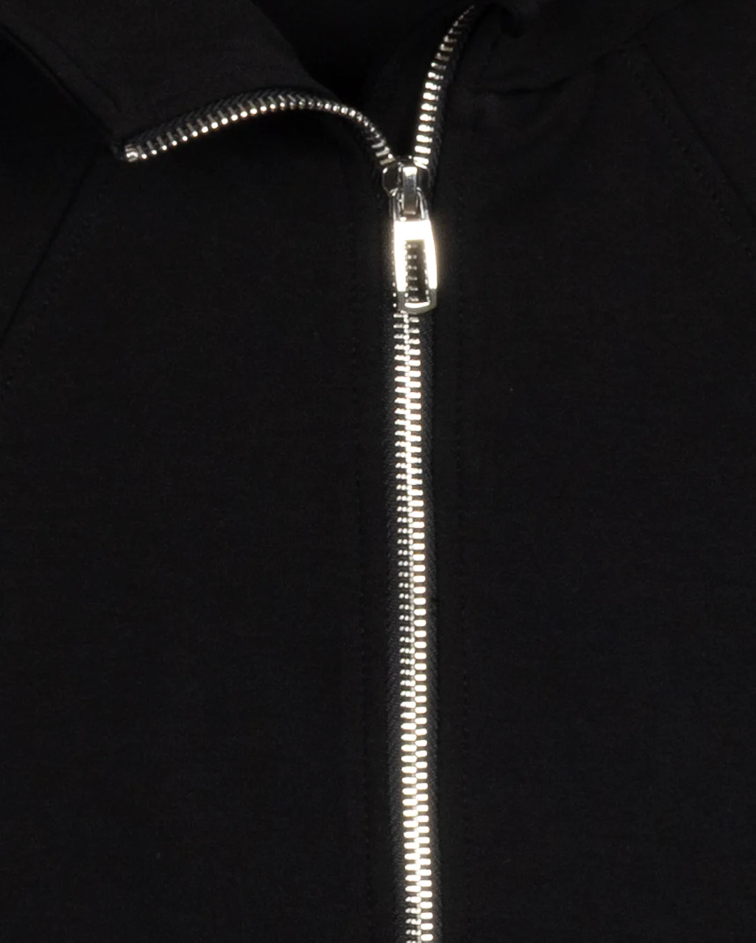 CABANA BLACK CROP SEAM DETAIL SWEATSHIRT [FINAL SALE] - Image 2