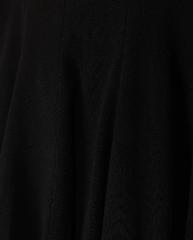 CABANA BLACK WAISTED A-LINE SKIRT [FINAL SALE] - Image 2