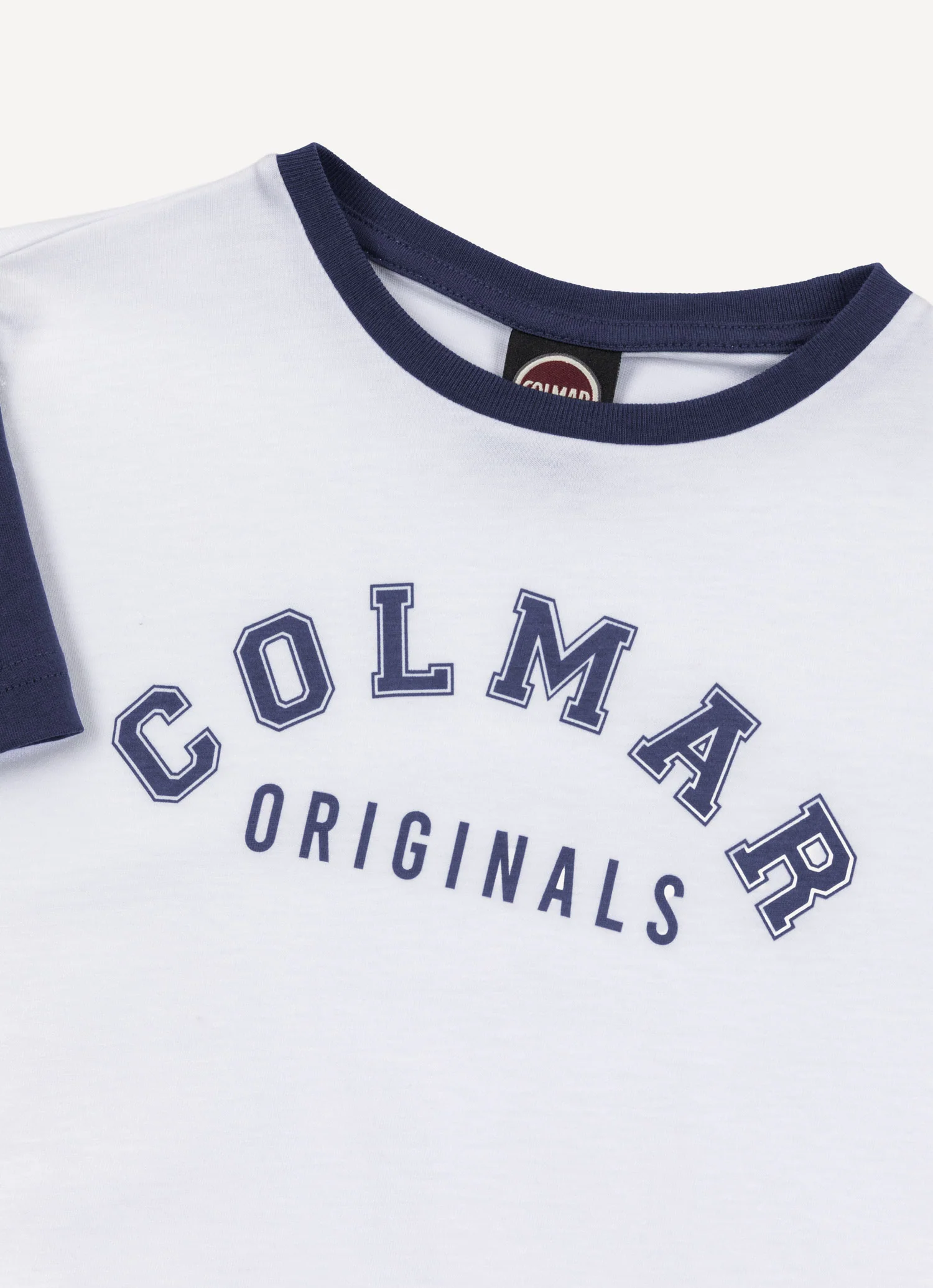 COLMAR WHITE COLOR BLOCK LOGO T-SHIRT [FINAL SALE] - Image 2