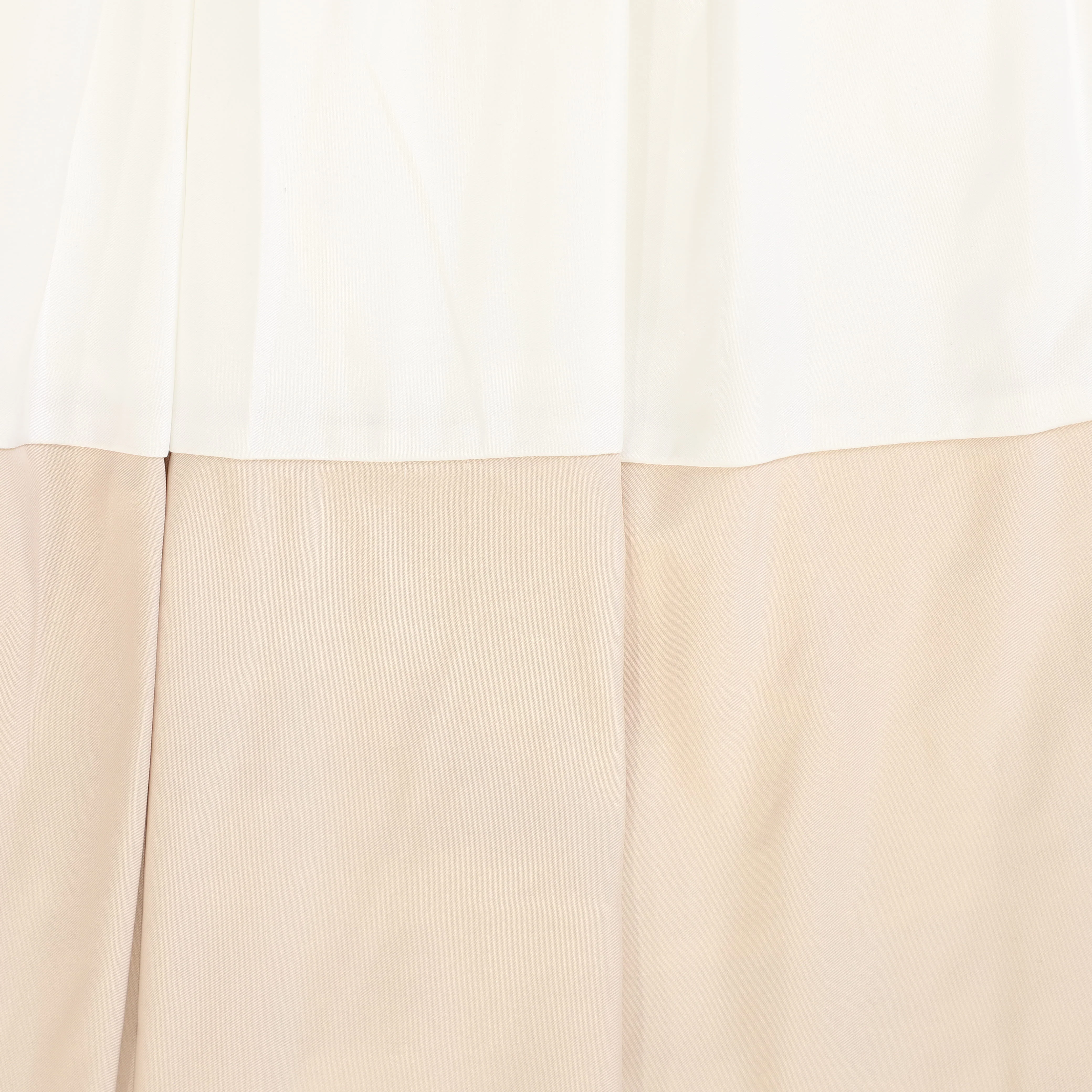 FRANCESCA GUILIANO IVORY COLORBLOCK COLLAR GOWN - Image 4