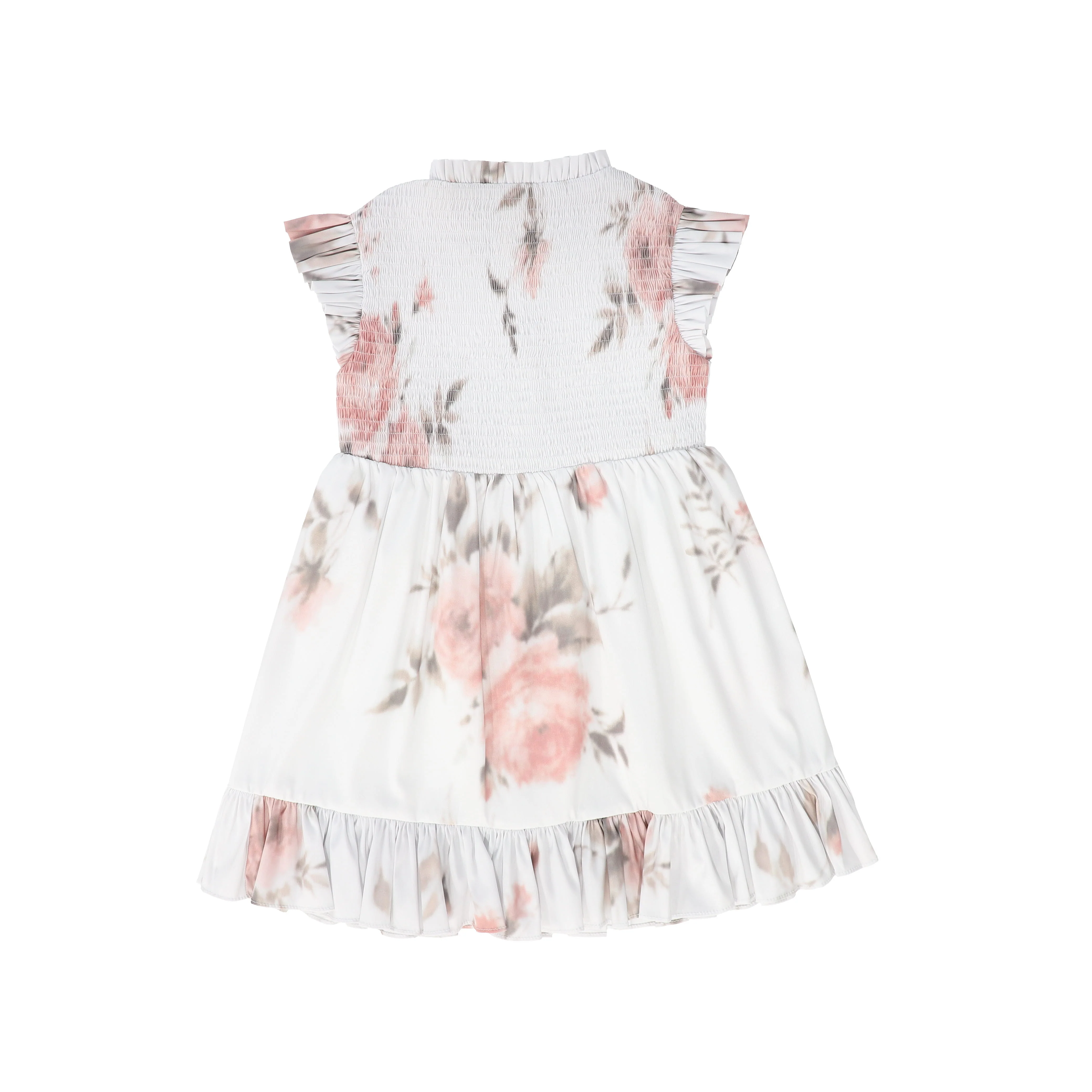 JOUET WHITE FLORAL RUFFLE TRIM MAXI DRESS [FINAL SALE] - Image 2