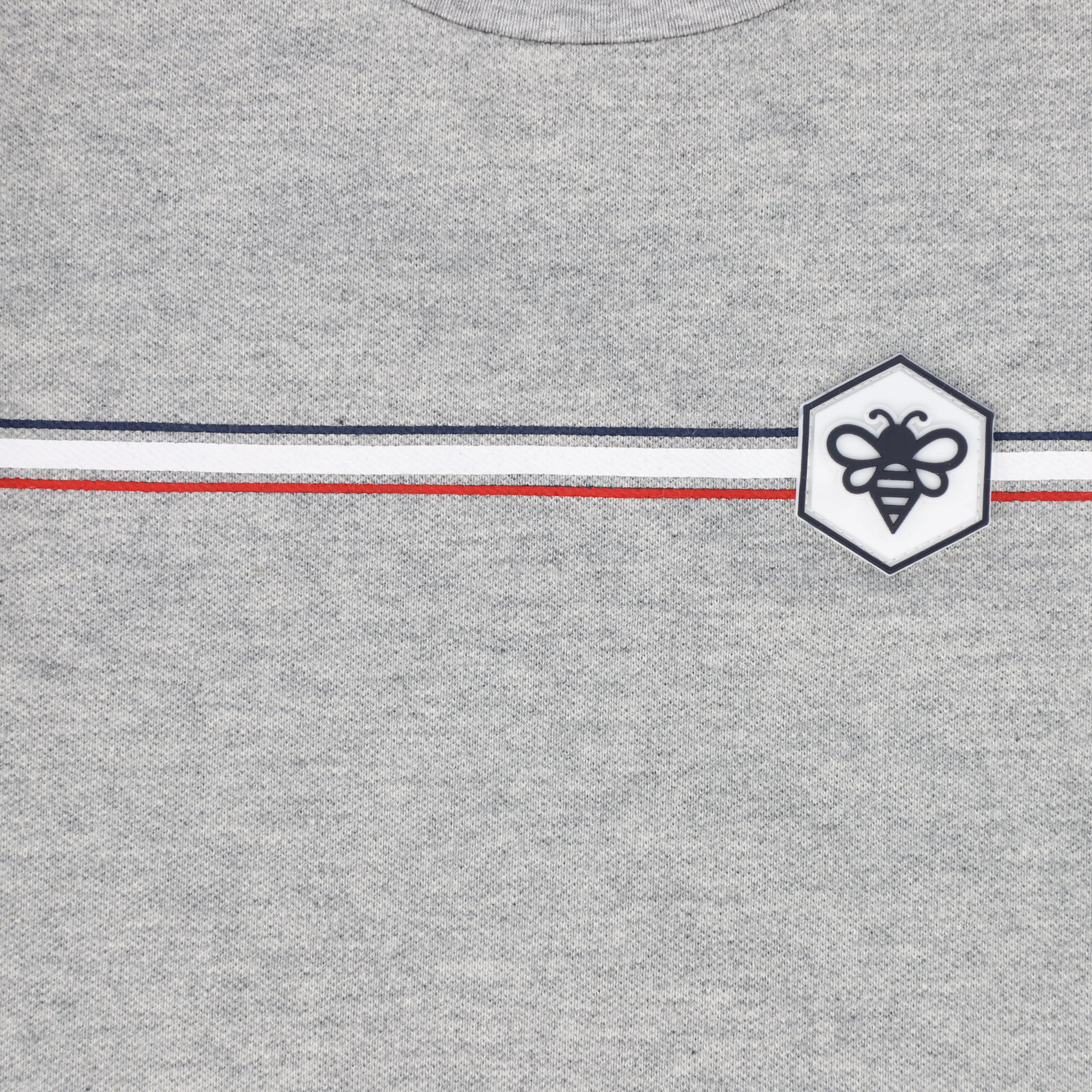 LE BOURDON GREY BEE PATCH T-SHIRT SET [FINAL SALE] - Image 2