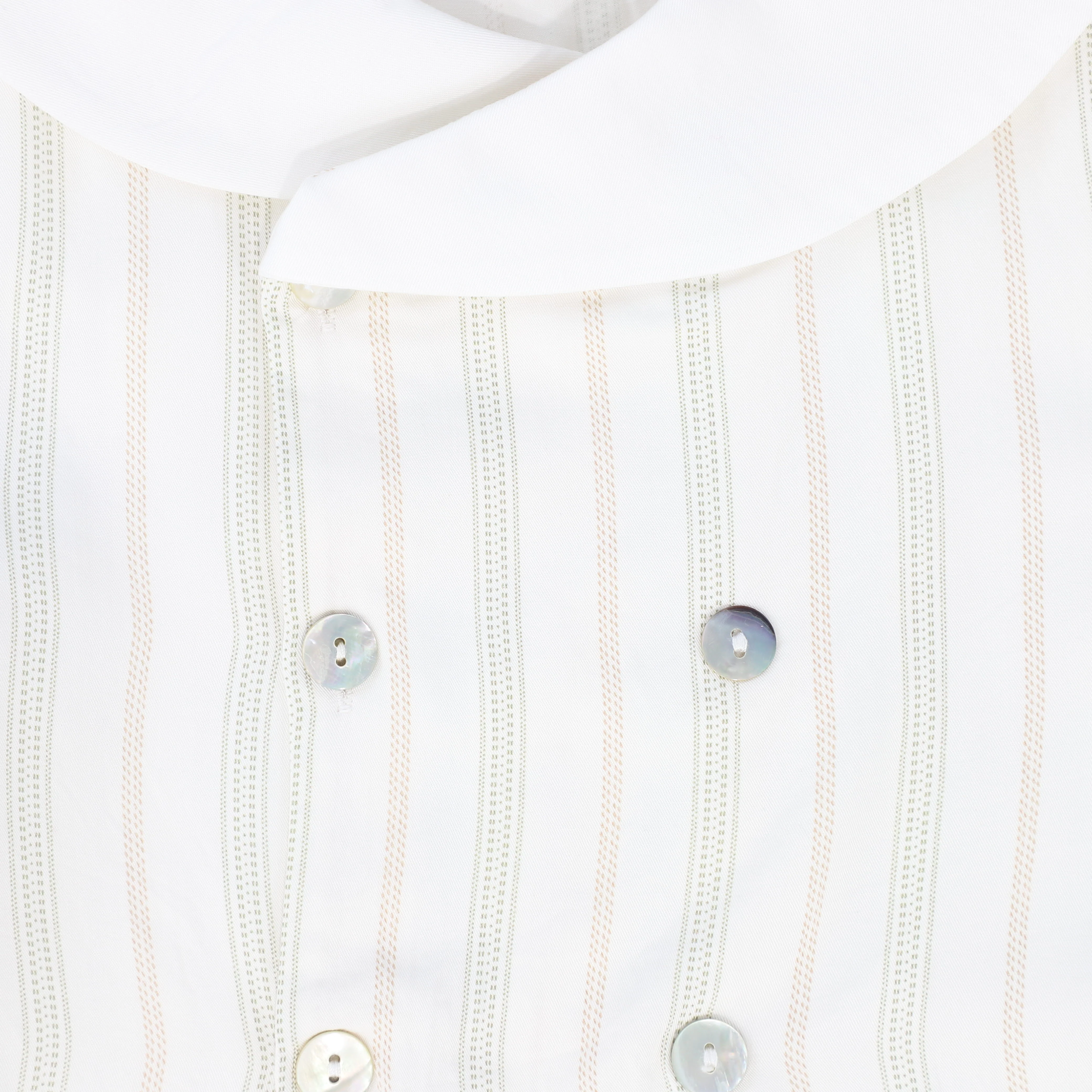 LE BOURDON SAGE STRIPE DOUBLE BREASTED TOP [FINAL SALE] - Image 3