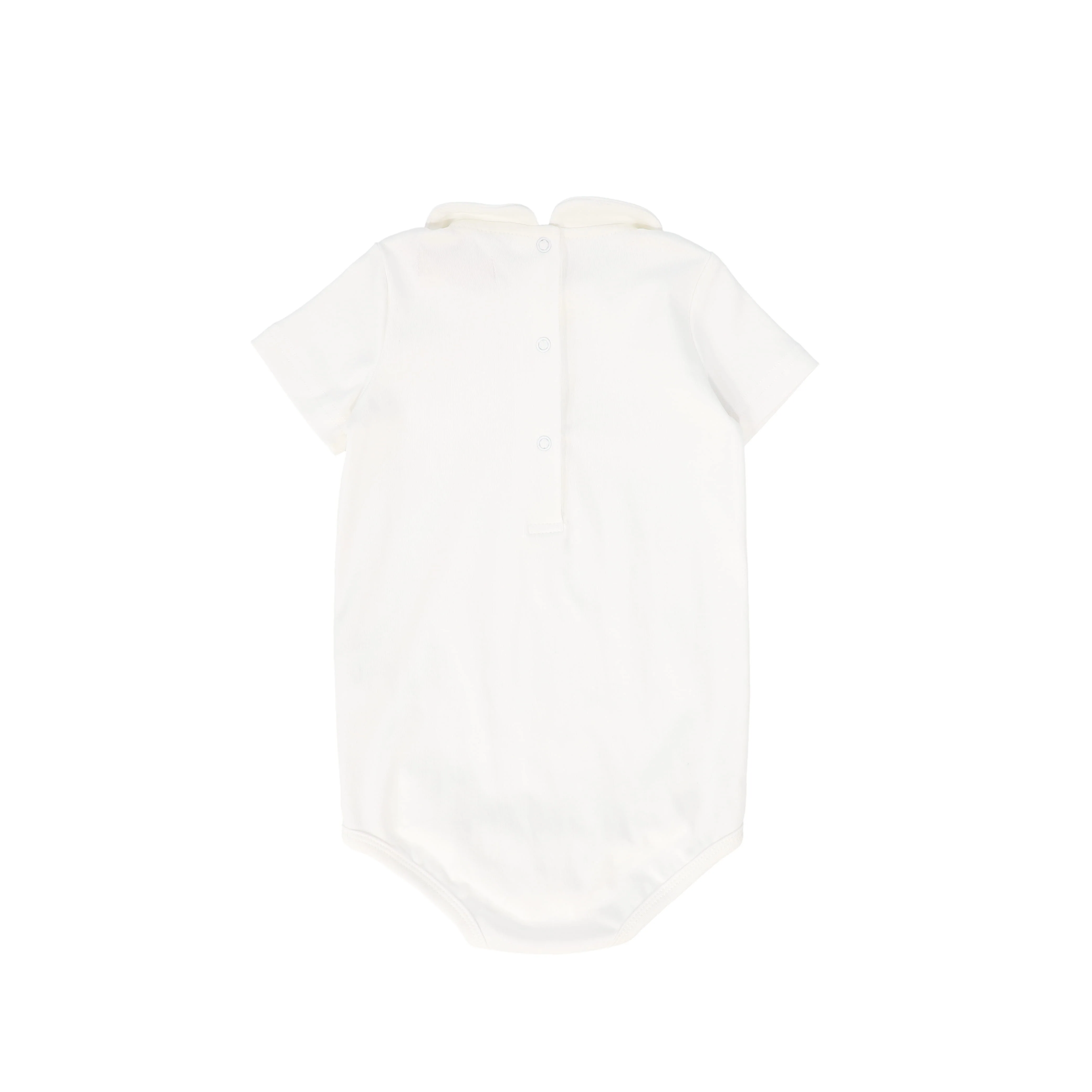 LE BOURDON WHITE BEE EMBROIDERED COLLAR ONESIE [FINAL SALE] - Image 2