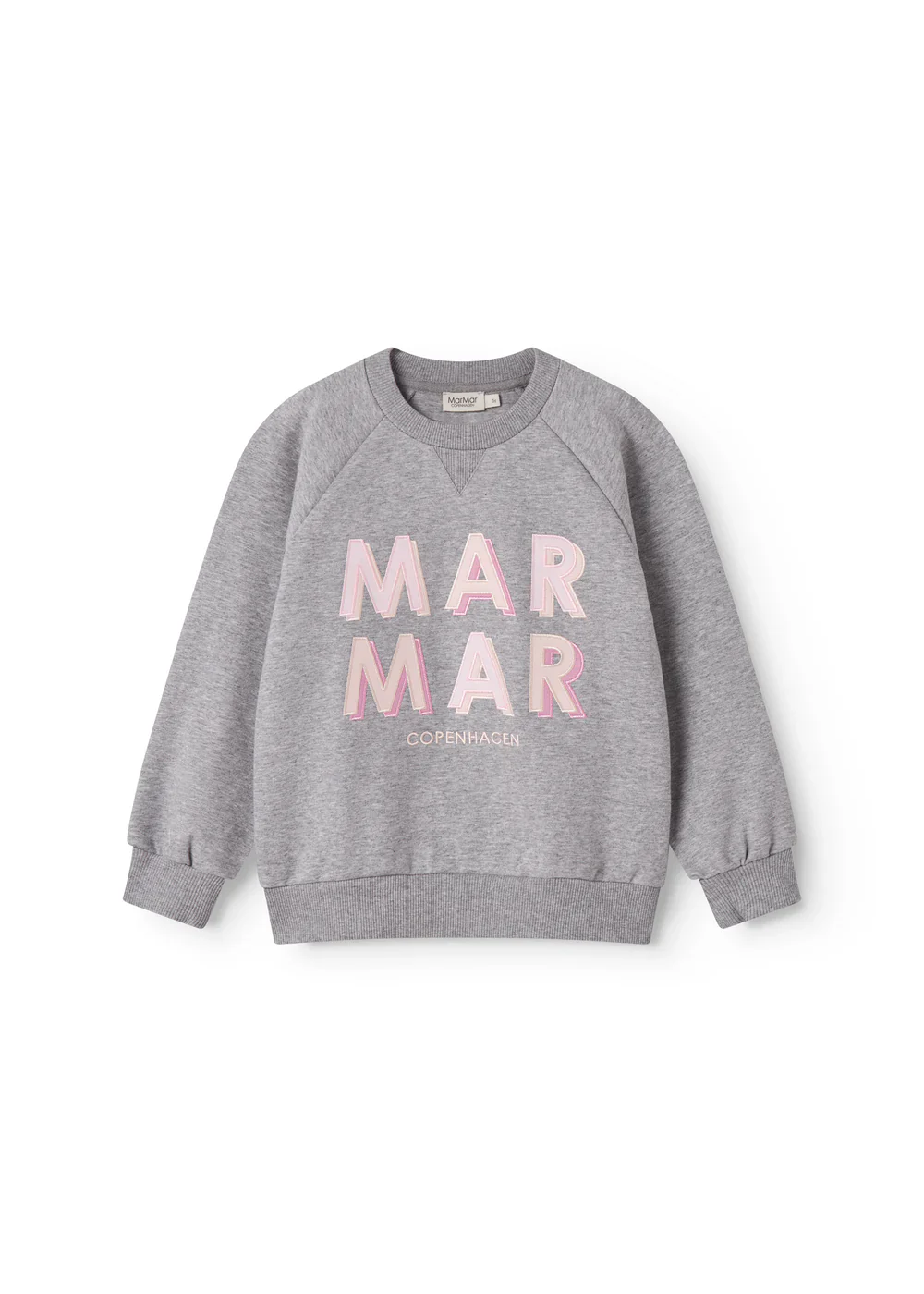 MARMAR COPENHAGEN GREY/PINK LOGO SWEATSHIRT [FINAL SALE] - Image 2