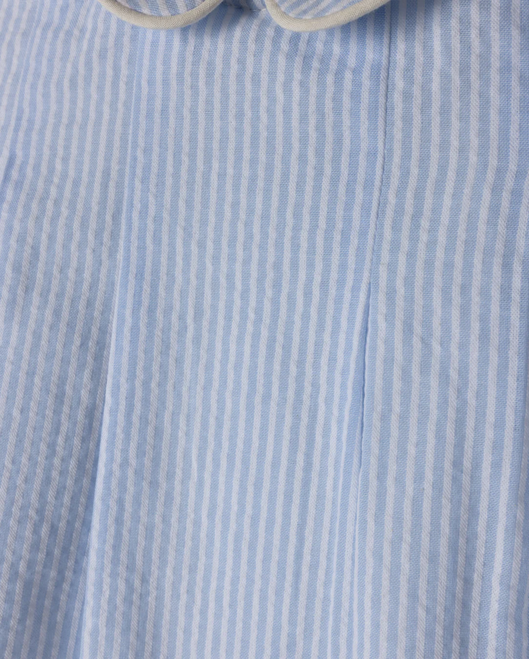 ONE CHILD BLUE/WHITE STRIPE COLLAR ROMPER [FINAL SALE] - Image 2