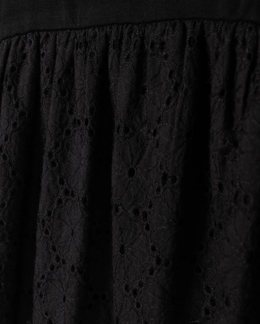 PAPILLON BLACK EYELET MAXI DRESS [FINAL SALE] - Image 2
