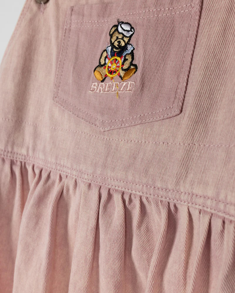 PHIL AND PHOEBE PINK TEDDY BEAR PATCH ROMPER [FINAL SALE] - Image 2