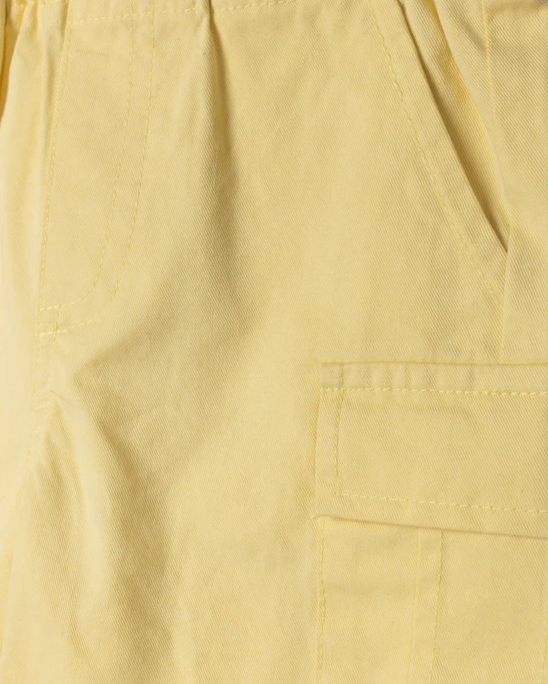 PHIL AND PHOEBE YELLOW POCKET SHORTS [FINAL SALE] - Image 2