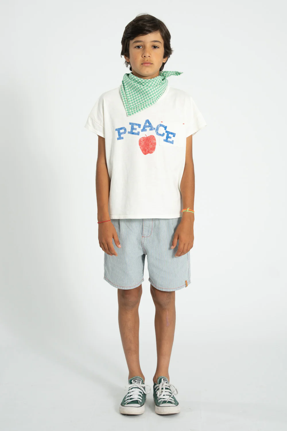 PIUPIUCHICK ECRU WORDED T-SHIRT [FINAL SALE] - Image 3