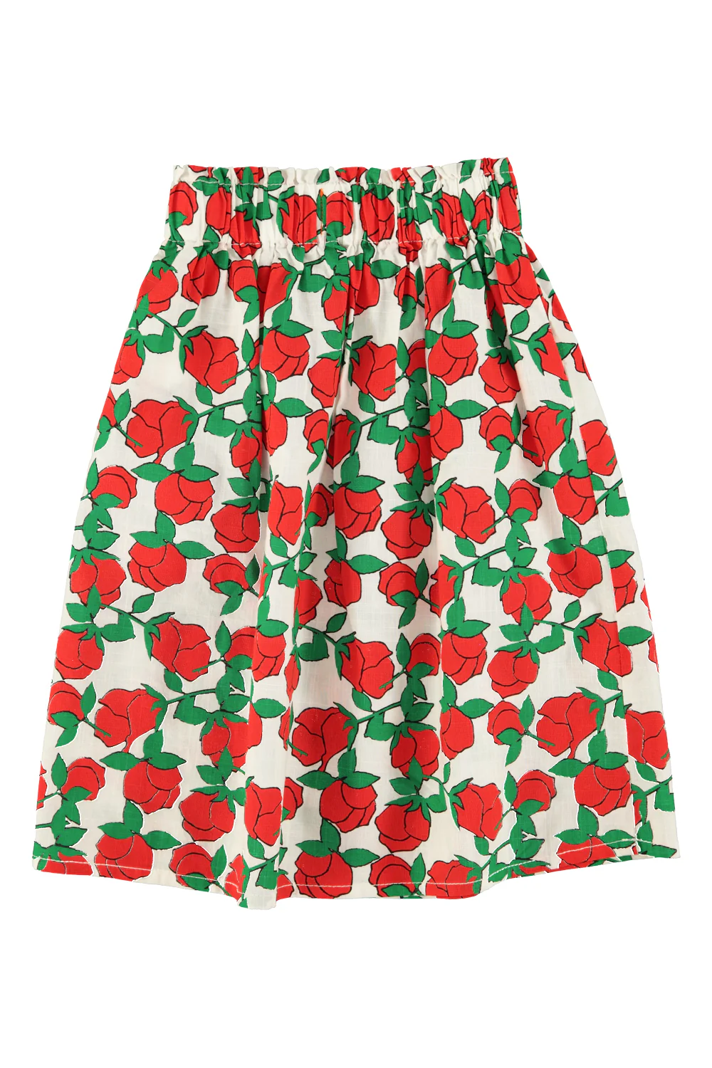 PIUPIUCHICK RED ROSE PRINT SKIRT [FINAL SALE] - Image 2