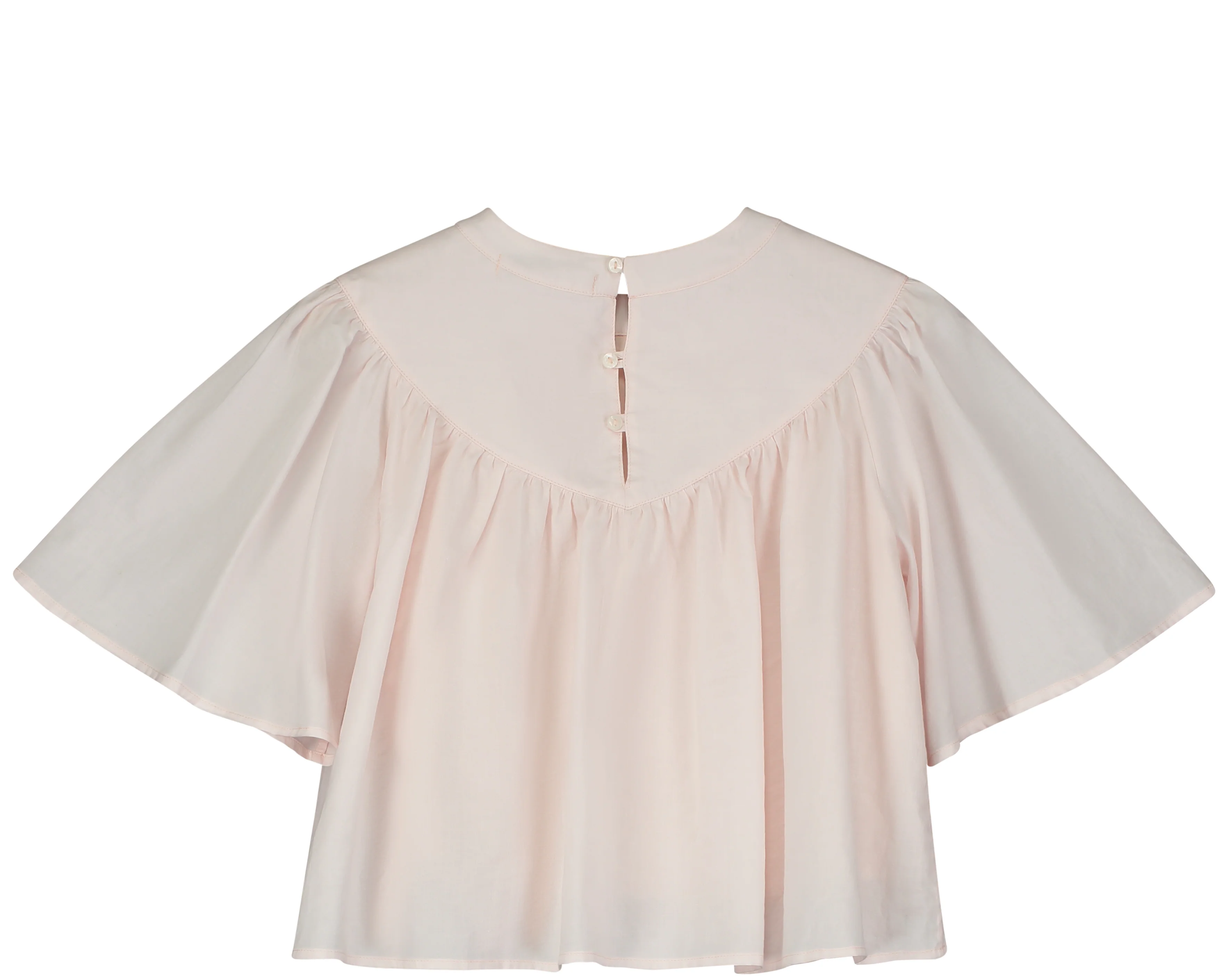 TANGERINE PALE PINK WIDE SLEEVE BLOUSE [FINAL SALE] - Image 2