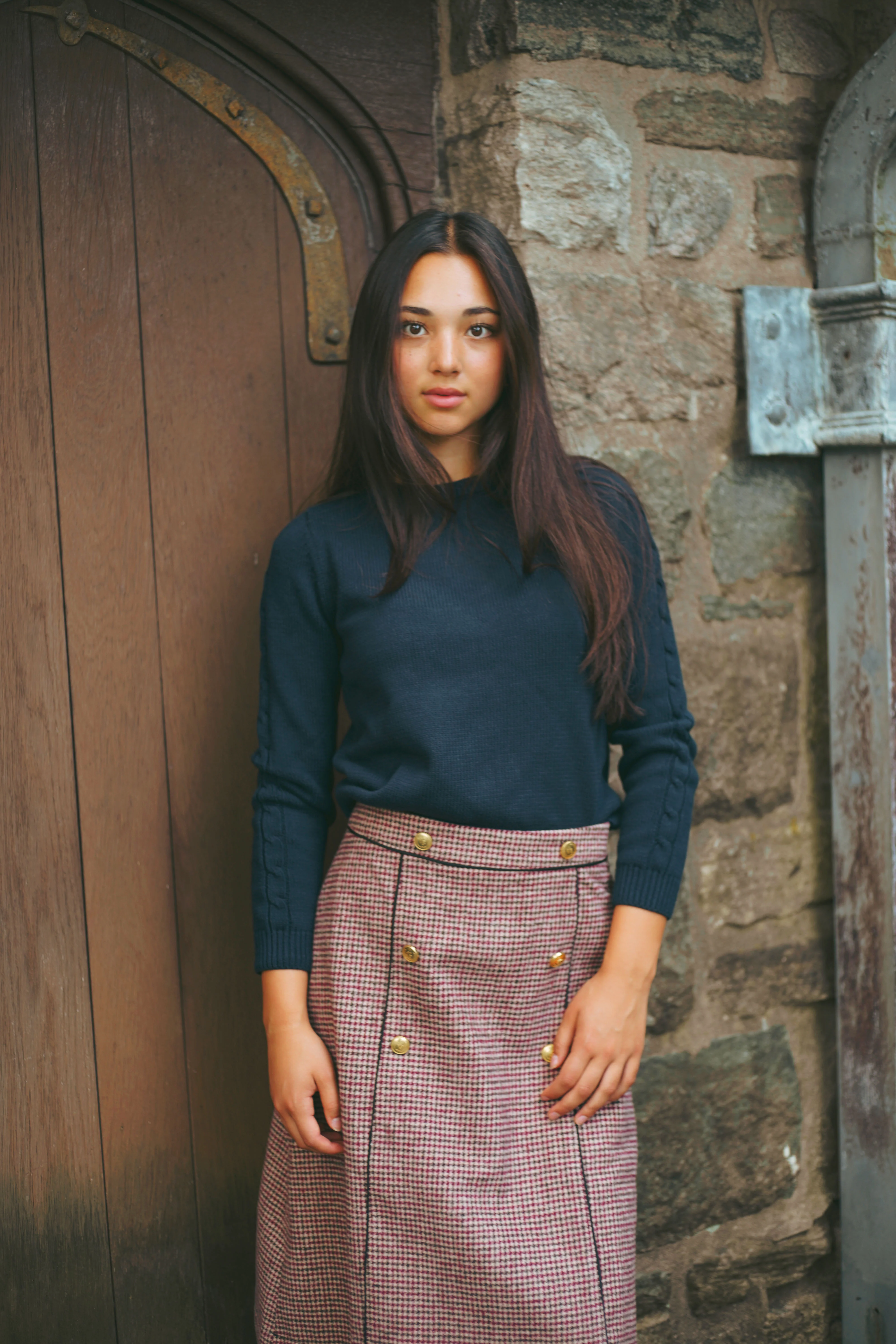 URBAN EDGE NAVY CHUNKY KNIT SWEATER [FINAL SALE] - Image 2