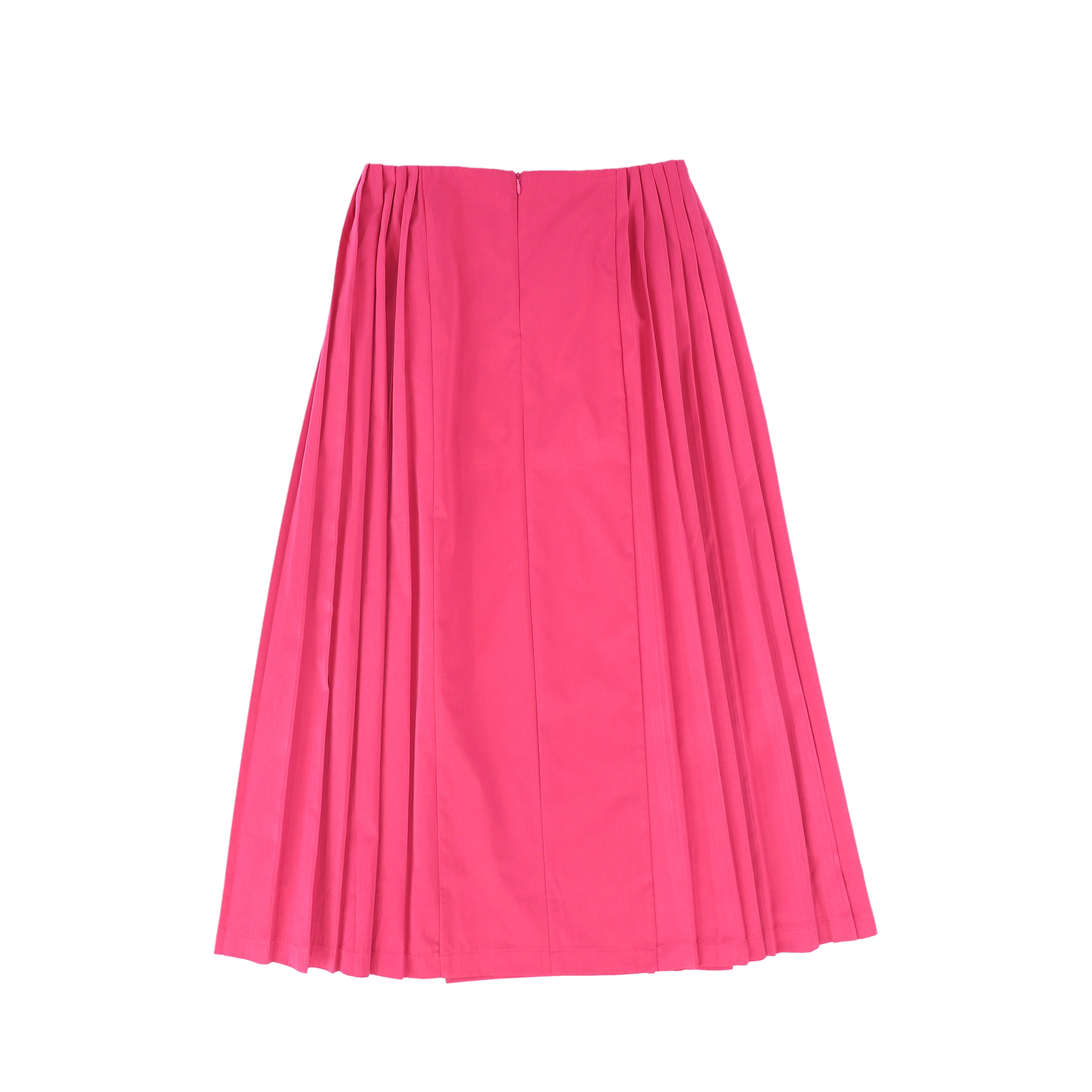 VALENTINA PINK PLEATED TIE SKIRT [FINAL SALE] - Image 2
