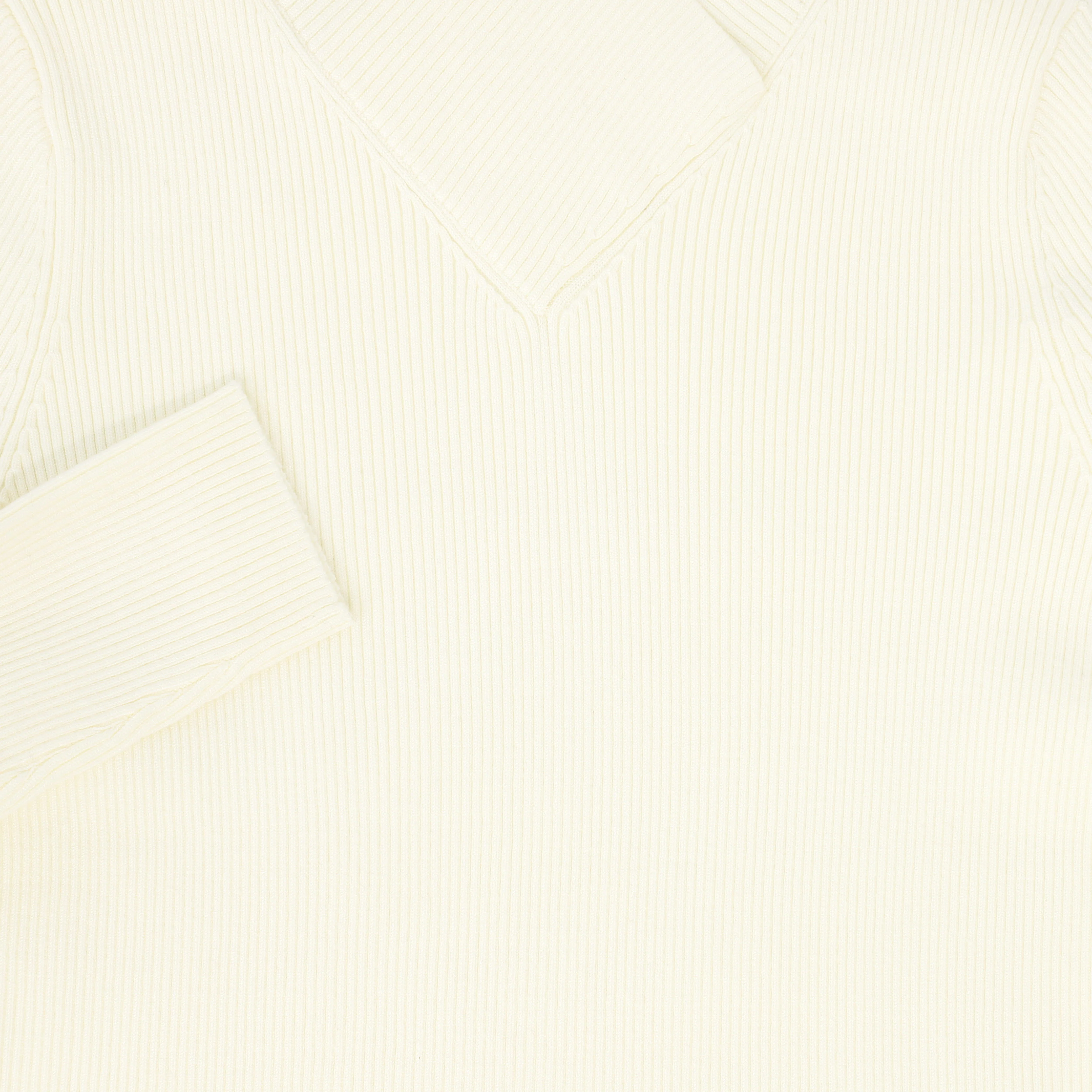 VALENTINA IVORY WRAP NECK TURTLENECK [FINAL SALE] - Image 3