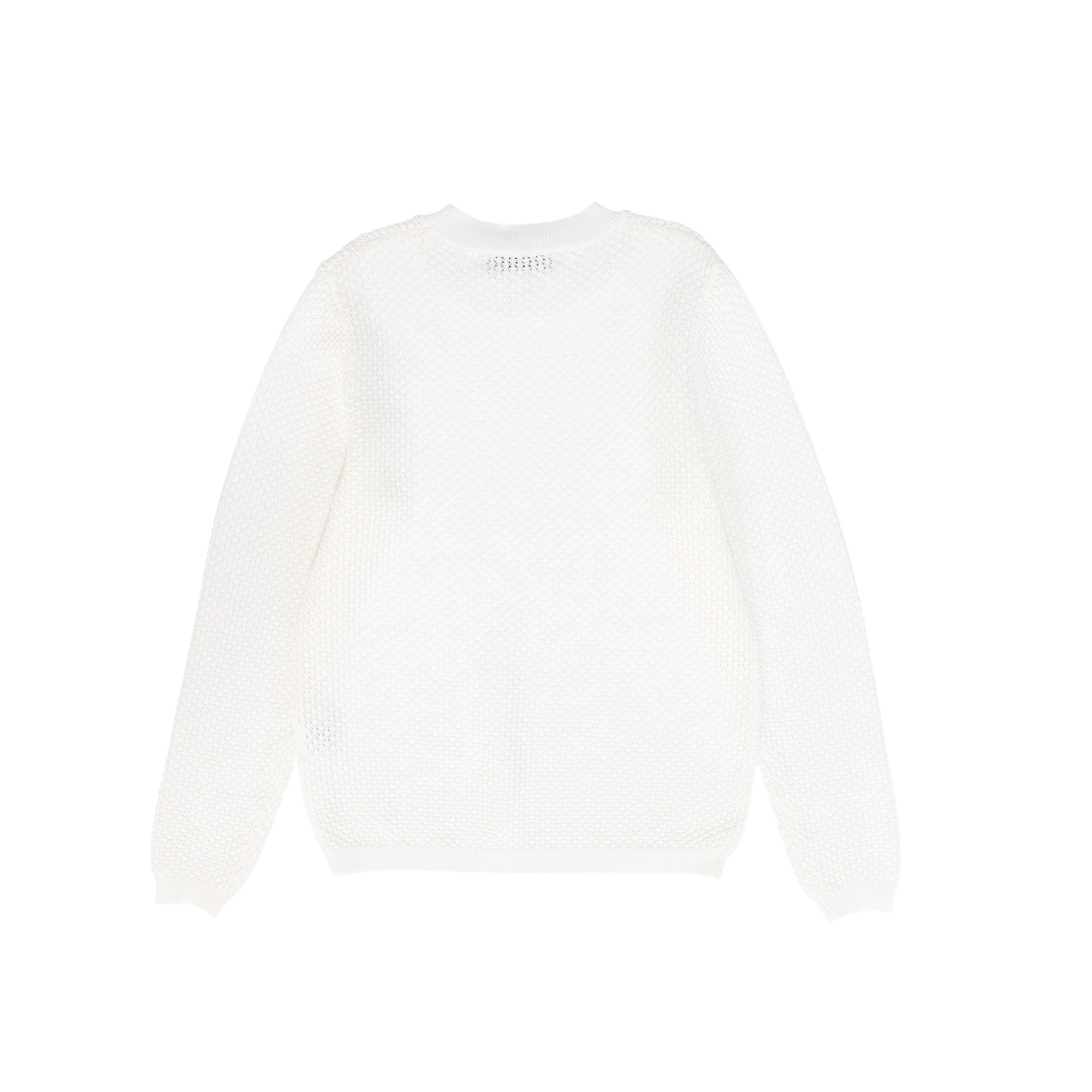 VALENTINA WHITE POINTELLE KNIT SWEATER [FINAL SALE] - Image 2
