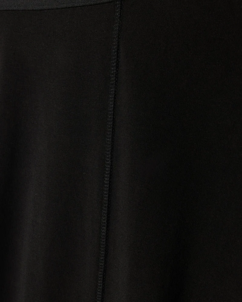 VIBE BLACK A-LINE MAXI SKIRT [FINAL SALE] - Image 2