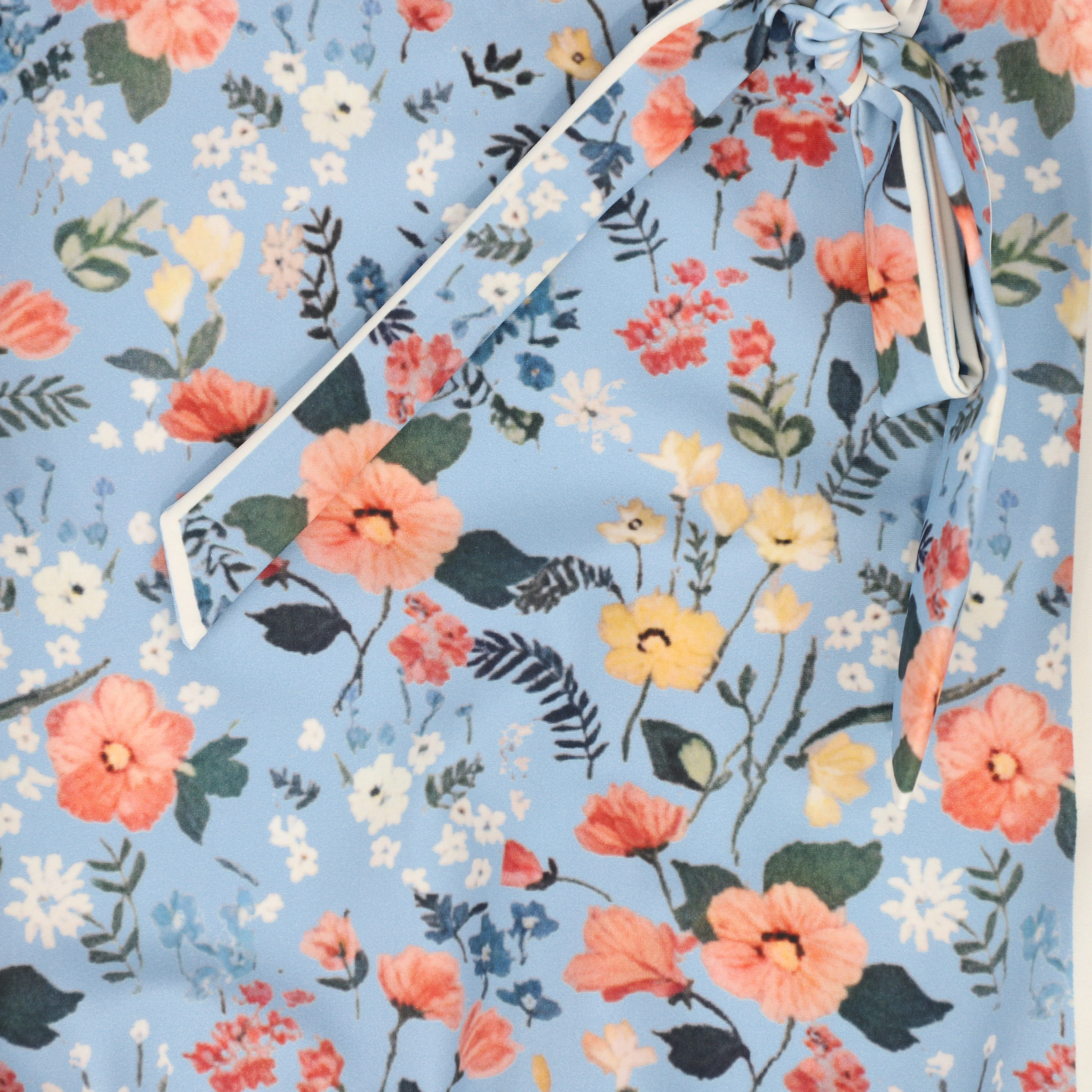 WATER CLUB BLUE FLORAL OUTLINE SWIMSUIT - Image 3