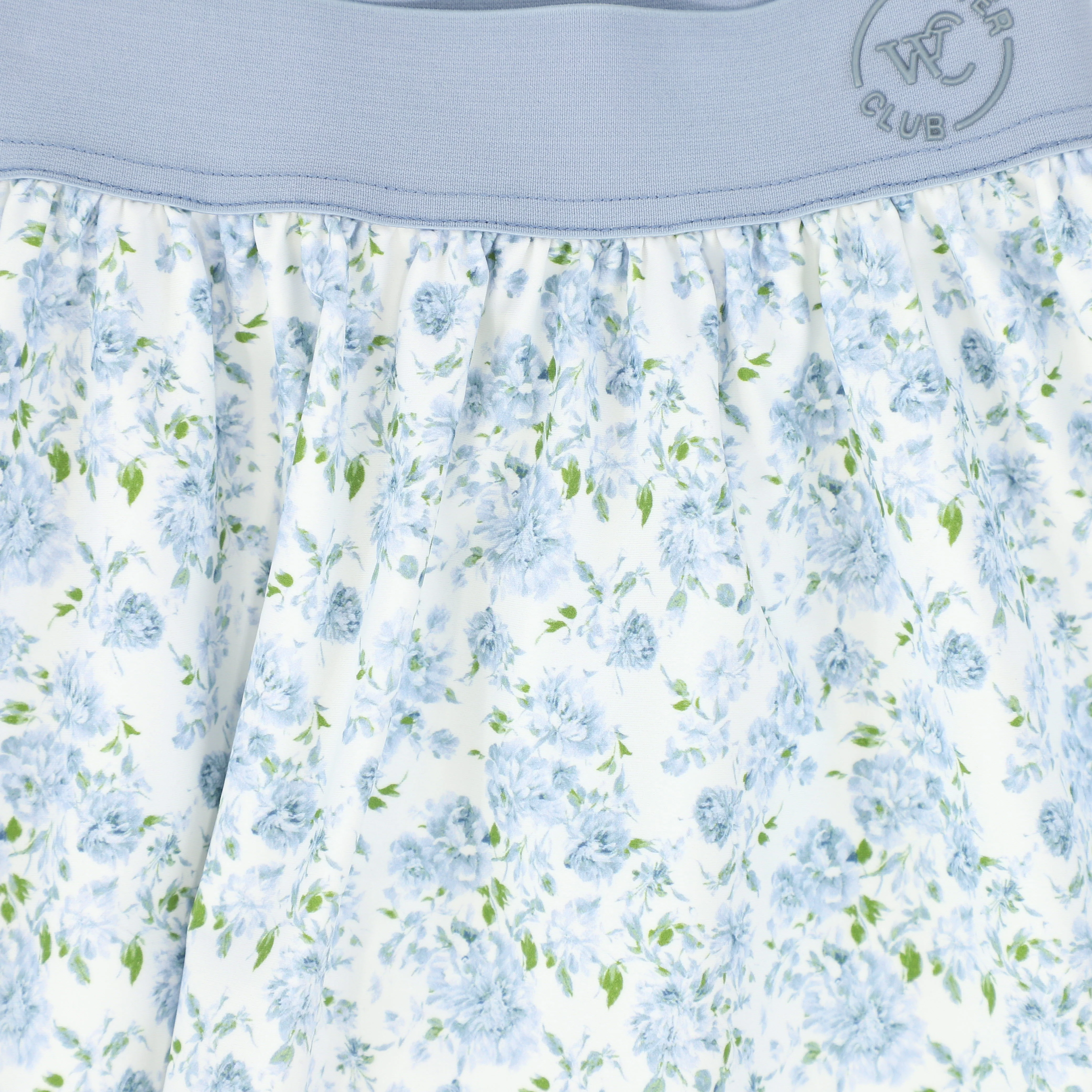 WATER CLUB BLUE TINY FLORAL SWIM SKIRT - Image 3